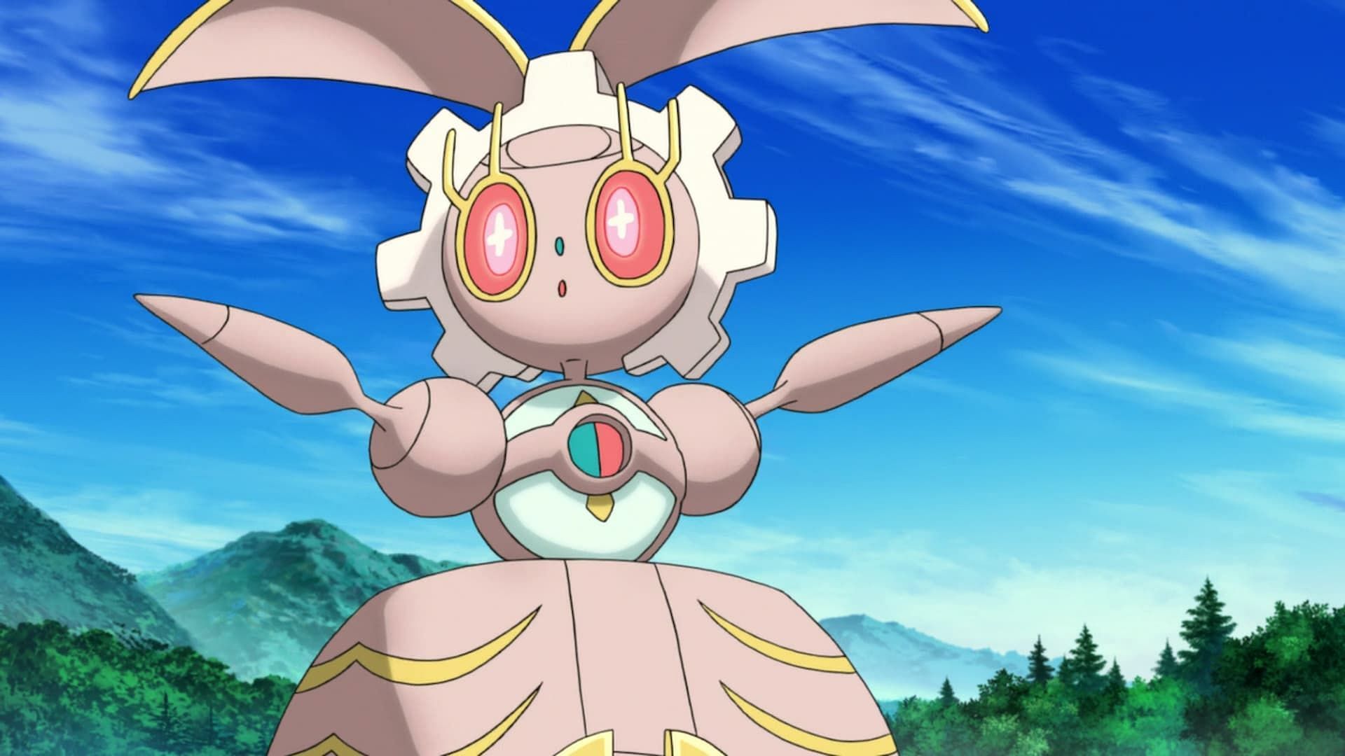 Magearna as seen in the anime (Image via The Pokemon Company)